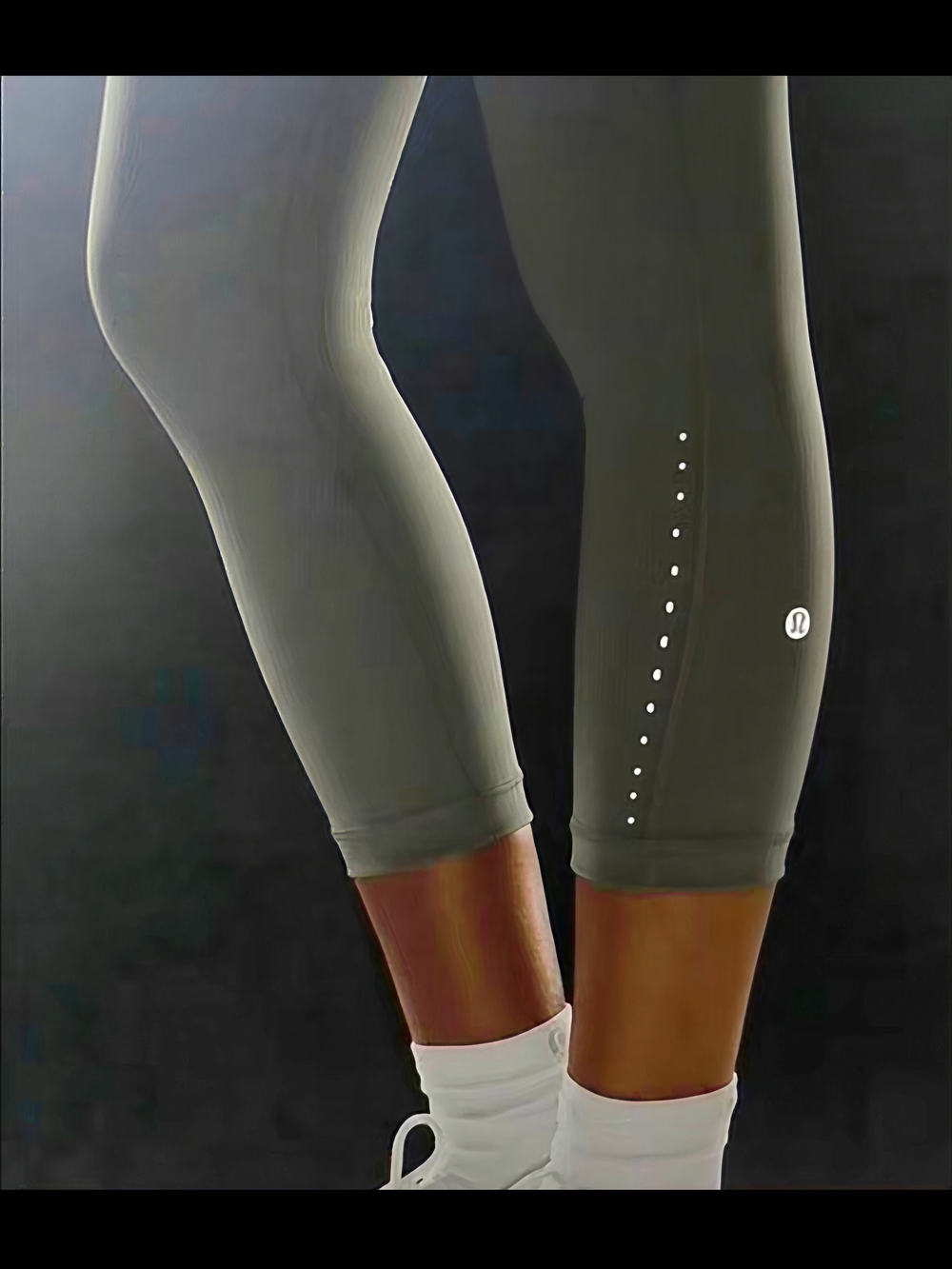 Lululemon Swift Speed High-Rise Crop 21" Size 2 Olive Green Running Leggings